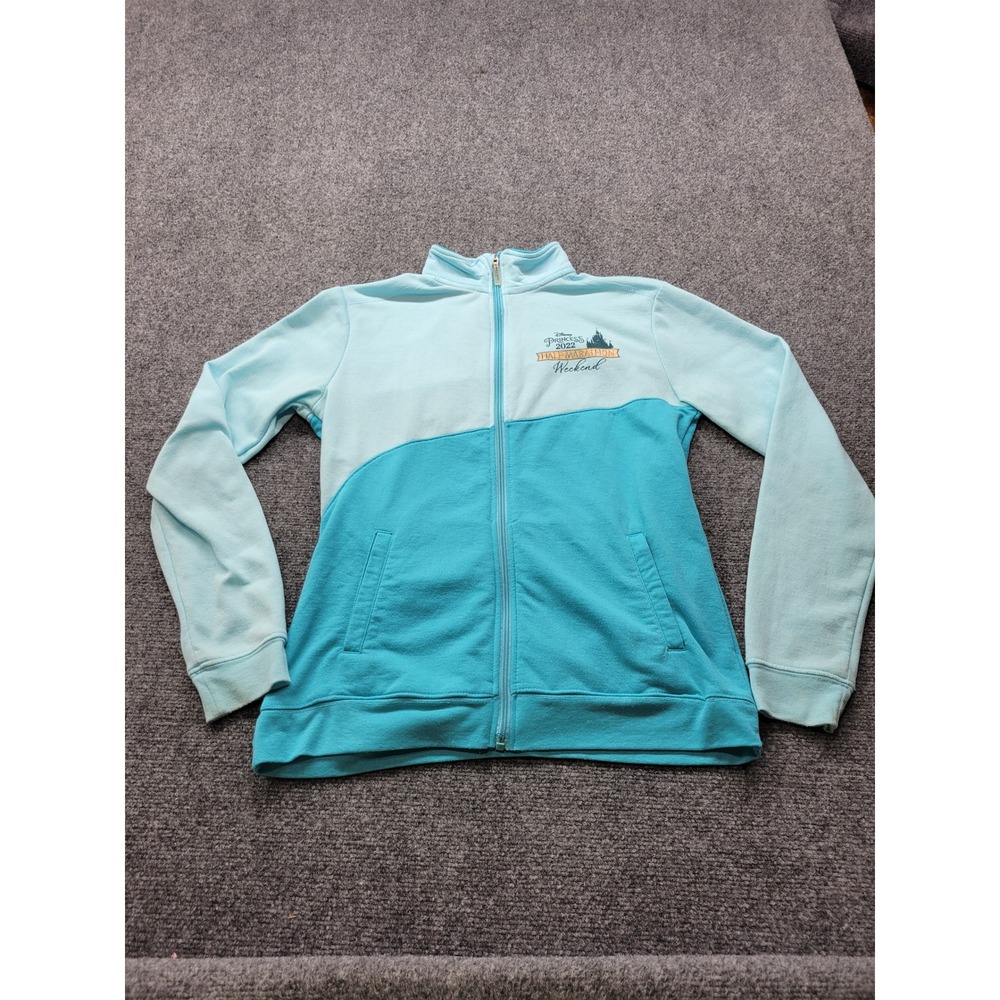 Disney Princess 2022 Half Marathon Weekend runDisney Full Zip Jacket Blue Medium
